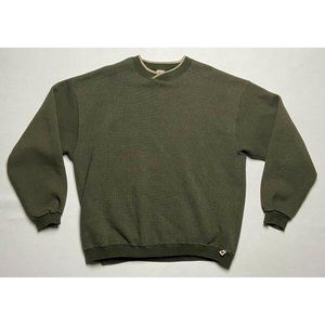 Vintage Russell Athletic Sweatshirt Tan/Olive Trim